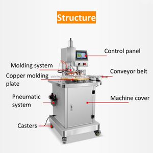เครื่องขึ้นรูปเปลือกไข่เครื่องทำสีพาสเทล de Nata - Product Image 2