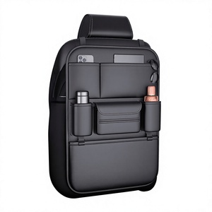 Organisateur de siège arrière en cuir Napapijri, sac de rangement et pochette pour siège arrière, fabriqué en Chine - Product Image 1