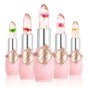 Flower Nude Matte Lipstick Transparent Lip Balm Discolor Lip Stick <strong>Rossetto</strong> Opaco Nudo Waterproof Jelly Crystal Lipstick - Product Image 5