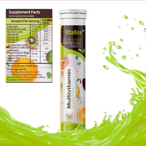 Op voorraad: hoogwaardige multivitamine supplementen voor volwassenen, bruistabletten, verbeteren het gezichtsvermogen, 4g*20 - Product Image 3