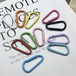 Colorful D-Shaped Aluminum Alloy Carabiner <b>Spring</b> <b>Gate</b> Outdoor Hanging And Securing Hook <b>For</b> Backpacks And Gear - Product Image 5