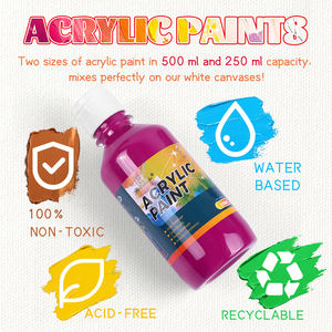 Panwenbo 8.45 oz / 250 ml <span class=keywords><strong>Peinture</strong></span> Acrylique En Vrac Non-Toxique Art <span class=keywords><strong>Peinture</strong></span> Fournitures Grand Ensemble de <span class=keywords><strong>Peinture</strong></span> Acrylique pour Art Artisanat École Maison - Product Image 2