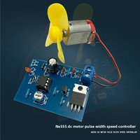 Kit de soudure électronique DIY pour la formation au contrôle de vitesse du moteur DC PWM NE555