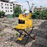 Scie à briques PME-BS350, profondeur de coupe de 12,5 cm, taille de lame de 350 mm, machine à couper la maçonnerie pour travaux de construction