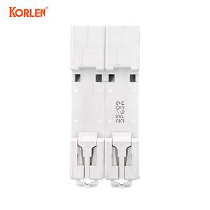 Interruttore Automatico Miniaturizzato KORLEN AC, 2 Poli 1-63A, Montaggio su Guida DIN, Capacità di Interruzione 6kA, Tipo <span class=keywords><strong>C</strong></span> - Product Image 5