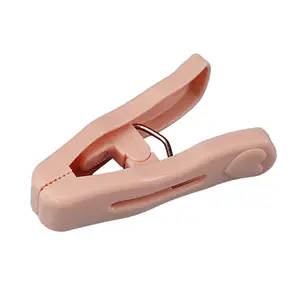 16 nhỏ nhựa vải quần áo Clip Windproof cố định quần áo khô nhà đồ lót đồ lót vớ nhựa Clip