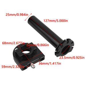 <span class=keywords><strong>Poignée</strong></span> d'accélérateur en aluminium 22mm pour moto, à action rapide, avec câble pour <span class=keywords><strong>trottinette</strong></span> universelle - Product Image 2