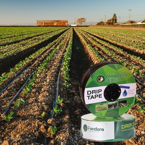 Sistema di <span class=keywords><strong>Irrigazione</strong></span> a Goccia Pandora in Plastica di Alta Qualità 7mil per Giardino e Fattoria, <span class=keywords><strong>Tubo</strong></span> Agricolo <span class=keywords><strong>con</strong></span> Portata di 1,38L/H e Distanza tra le Gocce di 10cm - Product Image 1