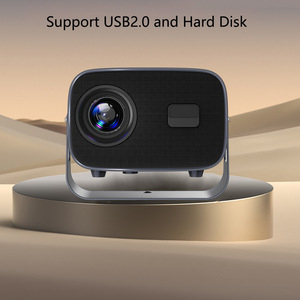 Mini proyector portátil caliente 720P 280ANSI Wifi al aire libre Android <span class=keywords><strong>APP</strong></span> 200 pulgadas Cine en Casa soporte de CINE 4K V100 proyector inteligente - Product Image 4