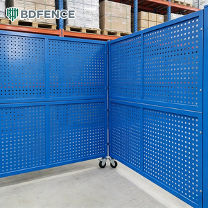 Valla Modular Perforada de Instalación Rápida |   Barrera Metálica de Tamaño Personalizado para Talleres Industriales y Almacenes Logísticos - Product Image 5