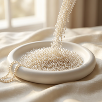 Perles de riz d'eau douce naturelles de qualité AAA, blanc naturel, haute brillance, provenant du Zhejiang, Chine, pour la fabrication de bijoux