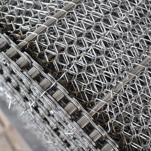 Saptırma ile özel yapılmış paslanmaz çelik galvanizli çelik zincir tahrikli Spiral tel örgülü konveyör - Product Image 1