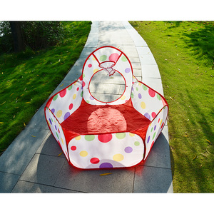 Lều Chơi Bật Lên Ba Trong Một Với Đồ Chơi Đường Hầm Lều Trẻ Em Trong Nhà Và Ngoài Trời Với Nhà Hát Ball Pit - Product Image 3