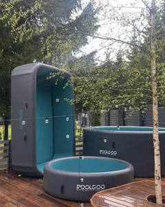 Piscina Inflable Resistente CE de DWF <span class=keywords><strong>con</strong></span> Tecnología Drop Stitch, <span class=keywords><strong>Piscinas</strong></span> Anti-Deformación para Alquiler en Exteriores, Glamping y Resorts, Venta al Por Mayor - Product Image 6