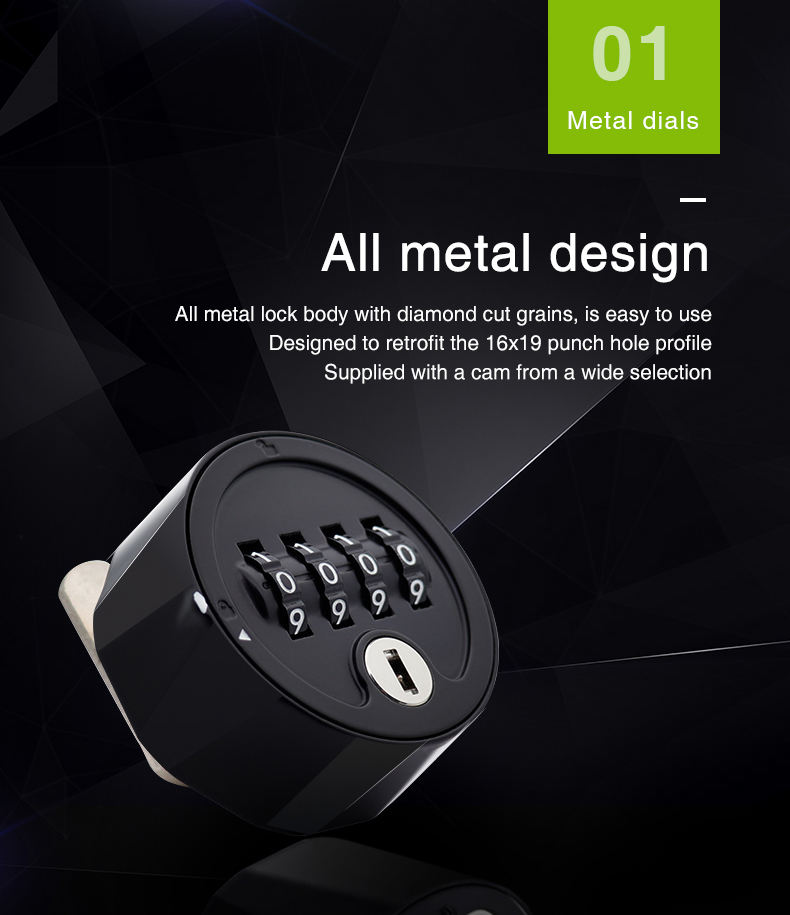 MK718メカニカルセキュリティリセット可能キーレス4デジタル