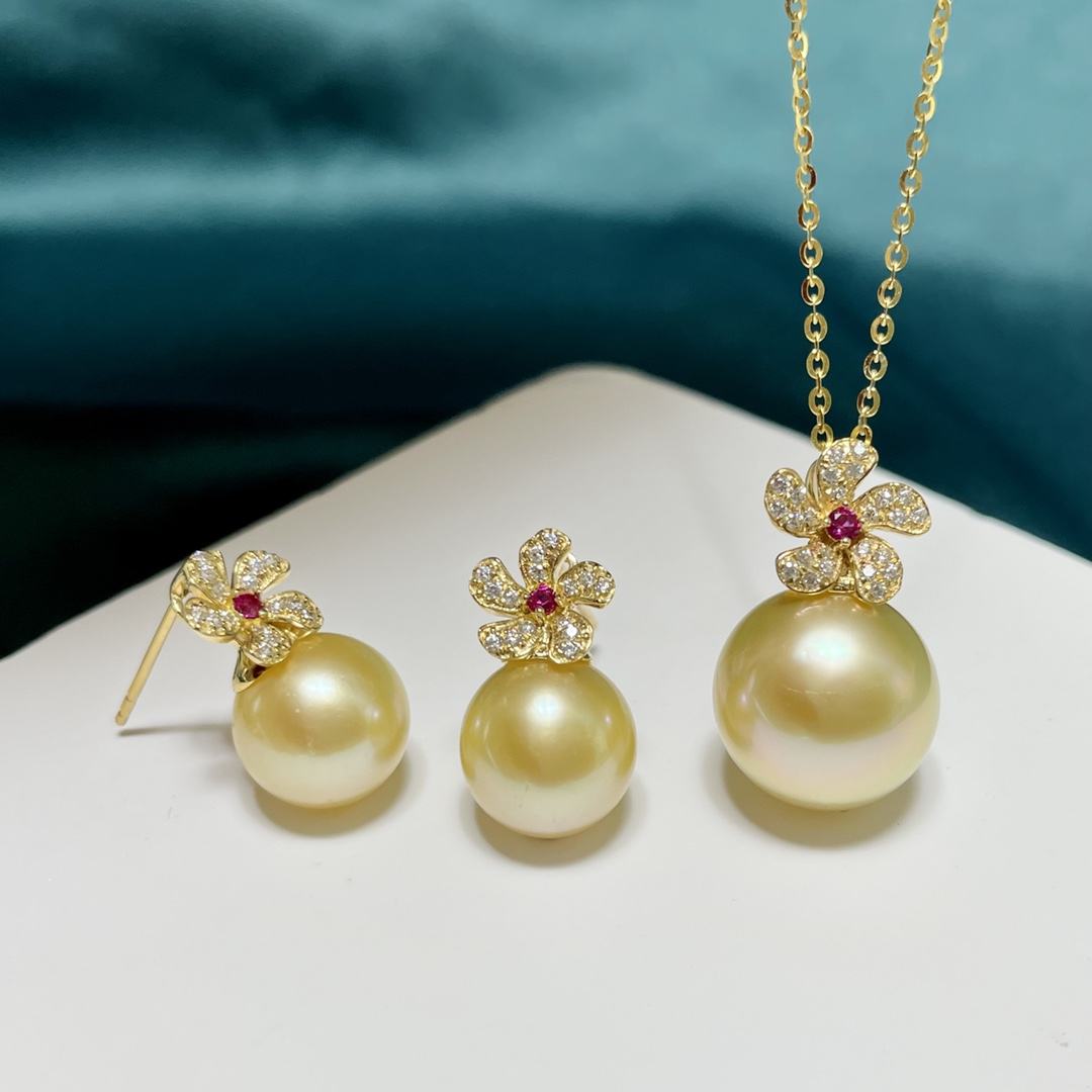 New Style High Quality 18K White Gold Earrings Mountings 9-12mm