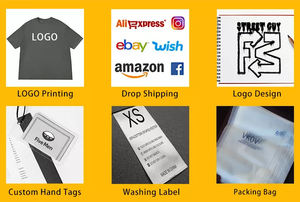 Camiseta de punto de algodón 100% personalizada para dropshipping, 180G, transpirable, ecológica, de secado rápido, unisex, manga corta, ajuste slim, para hombre, lisa - Product Image 6