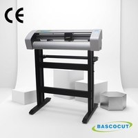 Traceur de découpe de vinyle 24 pouces avec fonction de contour manuel et point rouge pour la découpe de stickers