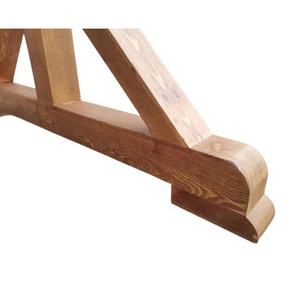 Sunzo meuble tréteau français <span class=keywords><strong>Table</strong></span> de salle à manger ferme <span class=keywords><strong>Table</strong></span> de mariage pliante en bois - Product Image 5