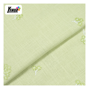 Tissus pour femmes en crêpe de coton, motifs brodés, fleurs multicolores, broderie au cordon - Product Image 4