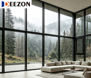 Deezon AS2047 Soundproof Big Picture Panoramic Window Double Glazed Glass Floor to Ceiling Fixed Picture Windows for Villa - Product Image 1