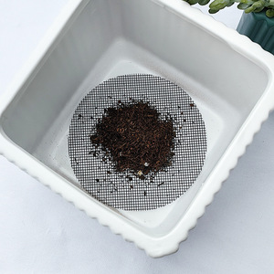 C79 Pots à bonsaï avec trou de drainage Tapis de grille inférieure en maille Gardez le sol qui s'écoule Maison <span class=keywords><strong>Jardin</strong></span> Pot de fleur Design unique Tapis d'écran - Product Image 3
