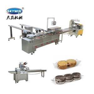 Línea de Producción de <span class=keywords><strong>Galletas</strong></span> Tipo Sándwich Totalmente Automática, Máquina de Producción de <span class=keywords><strong>Galletas</strong></span> Tipo <span class=keywords><strong>Soda</strong></span>, Máquina de Empaquetado de <span class=keywords><strong>Galletas</strong></span> Tipo Sándwich - Product Image 2