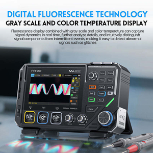 Fnirsi 2D15P ออสซิลโลสโคปแบบ3-in-1เครื่องกำเนิดสัญญาณ2ช่อง100MHz นับ20000ช่วงออโต้/กระแส2D1 2D15P 2D15P - Product Image 1