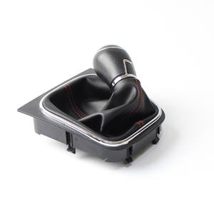 Funda de cuero para palanca de cambios de coche, diseño ergonómico para Volkswagen Golf 5 6 5 6 velocidades - Product Image 1