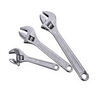 Clé à cliquet universelle multifonction réglable de 8 pouces, 10 pouces, 12 pouces en acier au carbone pour la maison, la salle de bain, la cuisine