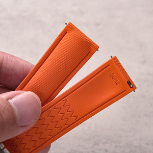 MZDTIMK Nova Pulseira de Relógio em Tecido de Lona FKM 20/21/22mm com Liberação Rápida e Fecho de Desdobramento - Product Image 2