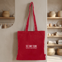 Bolsas Tote Económicas de Algodón, Estilo Normcore/Minimalista, para Exteriores, con Cierre Abierto, Disponibles en Varios Patrones
