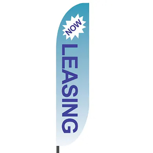 Bandera de Poliéster Grande Personalizada con Forma de P para Eventos Deportivos de Fútbol/Fútbol Americano, Tipo Pluma Voladora, Resistente, de 12 Pies de Altura - Product Image 4