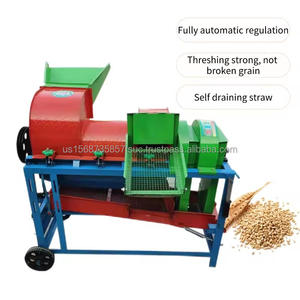 เครื่องจักรแยกเปลือกและนวดเมล็ดพืชอัตโนมัติสำหรับถั่วเหลือง ข้าวฟ่าง ข้าวสาลี ข้าวโพด ผลผลิตสูง กำลังการผลิต 400-2000 กก./ชม. - Product Image 4