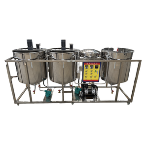 Unidad de Refinación de Aceite de Almendras Automática Dingsheng, Equipo de Refinería de Acero Inoxidable de Alta Capacidad para Plantas de Procesamiento de Alimentos - Product Image 1