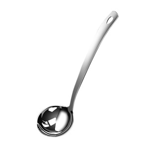 316 Stainless Steel Soup Ladle Set Long Handle Thickened Heat Resistant Kitchen Cooking Strainer <b>Spoon</b> For <b>Serving</b> And Draining - Product Image 3