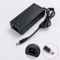 ESANN DC12V 5A Desktop-Netzteil Adapter Konverter Transformator mit 5,5x2,5/2,1mm Buchse für 5050 3528 LED-Streifenbeleuchtung