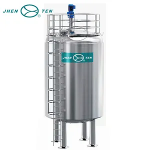 High quality stainless steel beverage juice milk vertical pressure storage tank price