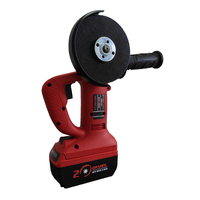 Meuleuse d'angle à batterie au lithium ZSQG-3620, machine de découpe et de polissage, contrôle de vitesse pour électricien, usage domestique et construction