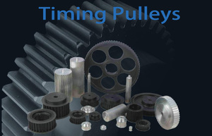 Polea de distribución de aluminio Bibo Custom HTD 3m 5m 8m con orificio cónico recto XL MXL T5 T10 para servomotor CNC e impresión 3D - Product Image 2