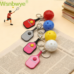 llaveros Raqueta CHAVEIRO Mini Gym Pickleball Padel Gift 3D Racket Key Chain Metal Padel Pickleball Paddle Keychain