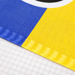 Lona de malla para cercas de construcción, pancarta publicitaria de vinilo resistente al viento para exteriores con dobladillo reforzado y ojales - Product Image 5