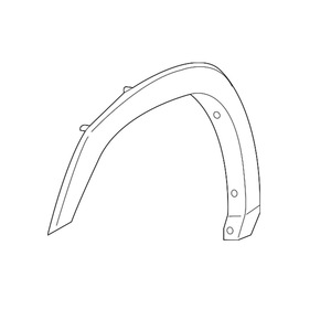Ram 1500 Front <b>Wheel</b> Arch 6VZ38GXHAA 6VZ39GXHAA Plastic <b>Replacement</b> Part - Product Image 2