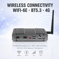 Boîtier passerelle AI IoT sans fil 4G LTE WiFi 6E 5.3 802.15.4 Thread PoE en option RV1126 2 TOPS NPU Quad Cortex A7