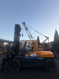 Chariot élévateur TCM heli Clark 10 tonnes en parfait état, pas cher, chariot élévateur TCM japonais importé d'occasion, chariot élévateur TCM clark 10 tonnes, vente flash - Product Image 2