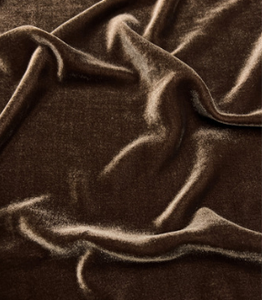 Tissu en velours 100 % viscose et 100 % soie de mûrier biologique Jura&<span class=keywords><strong>Vichy</strong></span> S65111, idéal pour les robes féminines – Grande <span class=keywords><strong>Vente</strong></span> - Product Image 4