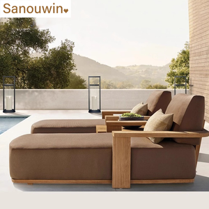 Bon marché Prix extérieur Jardin Villa Piscine Chaise longue <span class=keywords><strong>en</strong></span> bois massif <span class=keywords><strong>Bain</strong></span> <span class=keywords><strong>de</strong></span> <span class=keywords><strong>soleil</strong></span> Loisirs Imperméable Chaise longue Meubles - Product Image 2