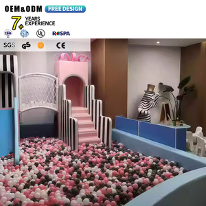 Equipo de Juegos Interior de Lujo para Niños con Materiales Suaves al Tacto de Terciopelo y Temática Elegante para Áreas de Juego VIP - Product Image 1