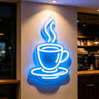 Enseigne LED néon personnalisée pour entreprises, fêtes, décoration murale, alimentation secteur pour bâtiments, bars et centres commerciaux