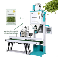 Machine d'emballage alimentaire Ewinall DCS-50FE-C à longue durée de vie, 50 kg, alimentation indépendante à double cylindre, acier inoxydable, haute productivité